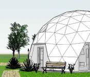 Сферические (купольные) дома: конструкции, особенности планировки Проекты домов сферической формы